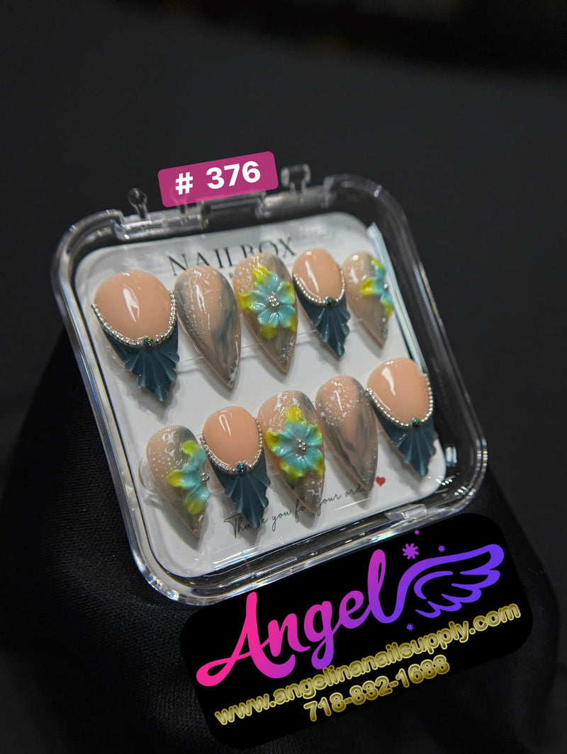 Angelina Handmade Custom Press-On | 360-389 - Angelina Nail Supply NYC