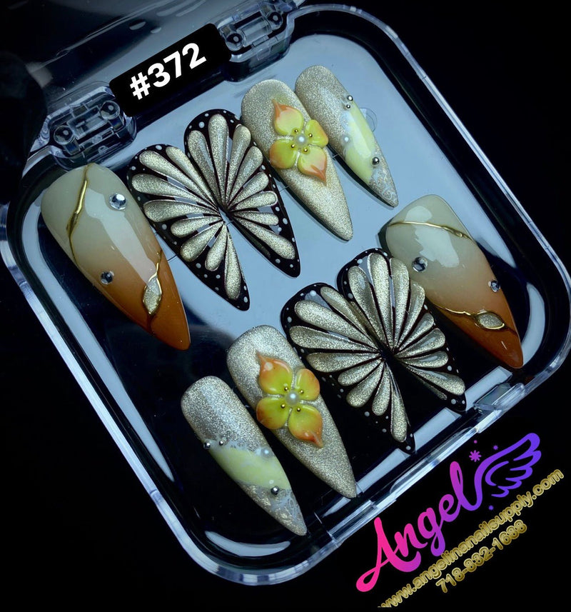 Angelina Handmade Custom Press-On | 360-389 - Angelina Nail Supply NYC