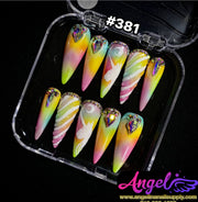 Angelina Handmade Custom Press-On | 360-389 - Angelina Nail Supply NYC