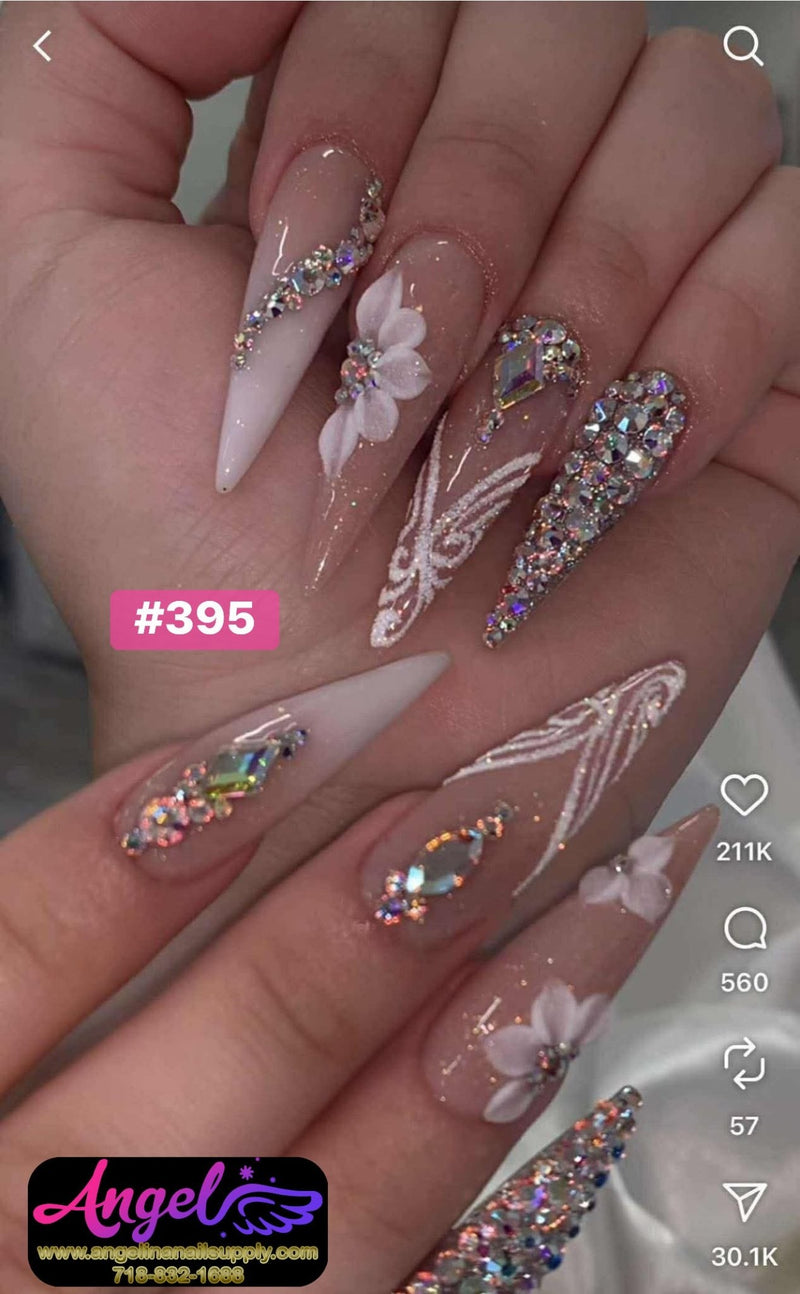 Angelina Handmade Custom Press-On | 390-419 - Angelina Nail Supply NYC