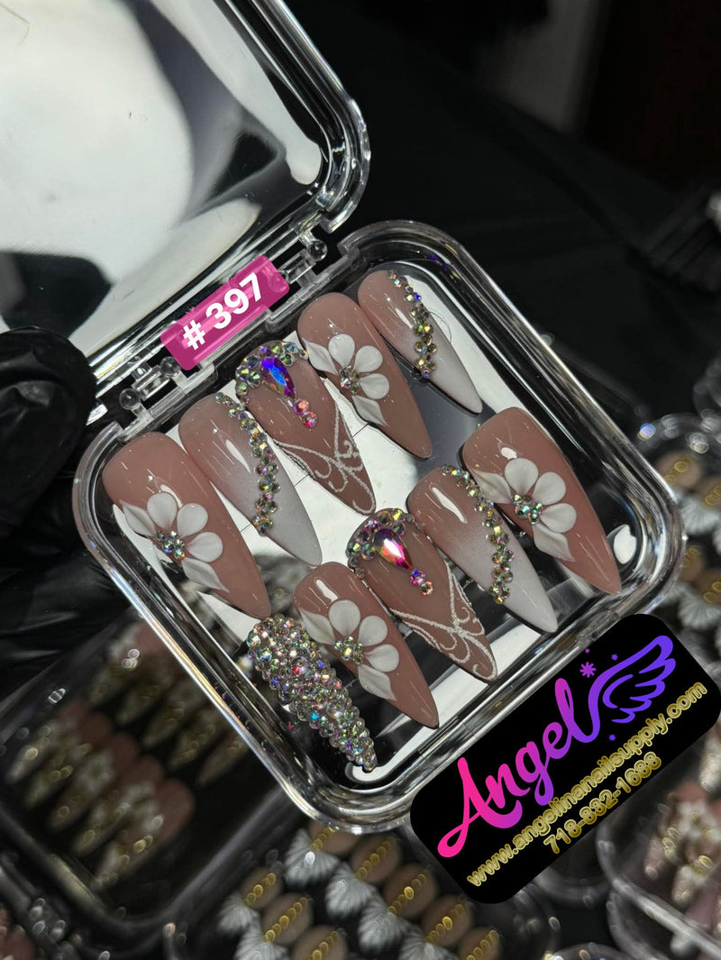 Angelina Handmade Custom Press-On | 390-419 - Angelina Nail Supply NYC