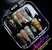 Angelina Handmade Custom Press-On | 390-419 - Angelina Nail Supply NYC
