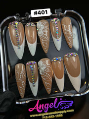 Angelina Handmade Custom Press-On | 390-419 - Angelina Nail Supply NYC
