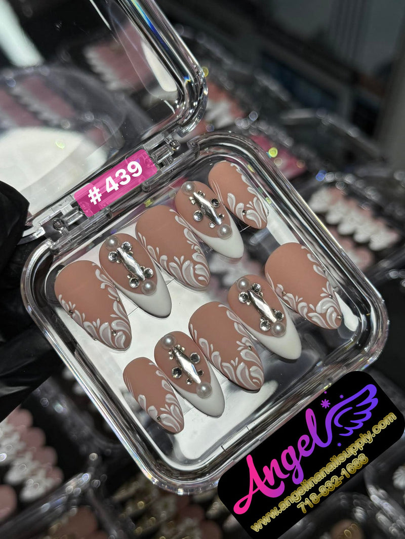 Angelina Handmade Custom Press-On | 420-449 - Angelina Nail Supply NYC