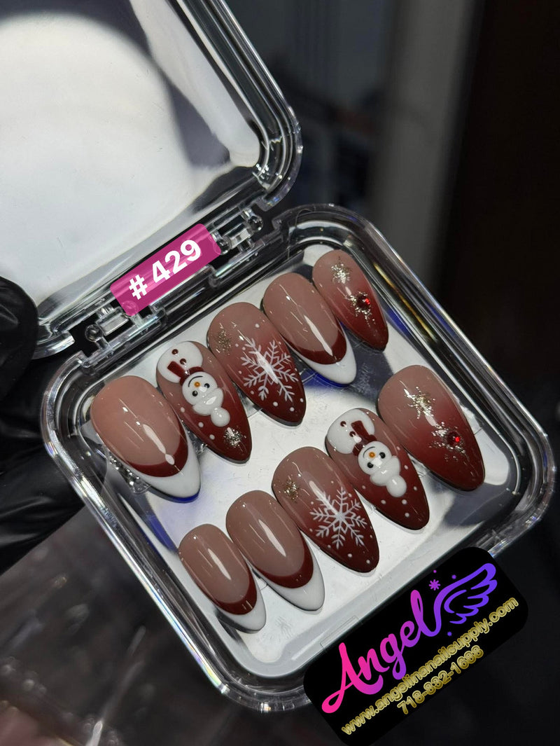 Angelina Handmade Custom Press-On | 420-449 - Angelina Nail Supply NYC