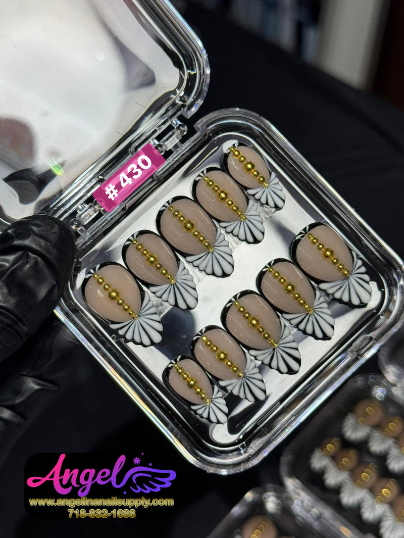 Angelina Handmade Custom Press-On | 420-449 - Angelina Nail Supply NYC