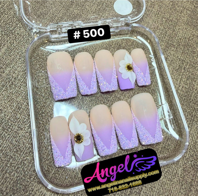 Angelina Handmade Custom Press-On | 480-509 - Angelina Nail Supply NYC