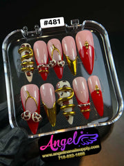 Angelina Handmade Custom Press-On | 480-509 - Angelina Nail Supply NYC