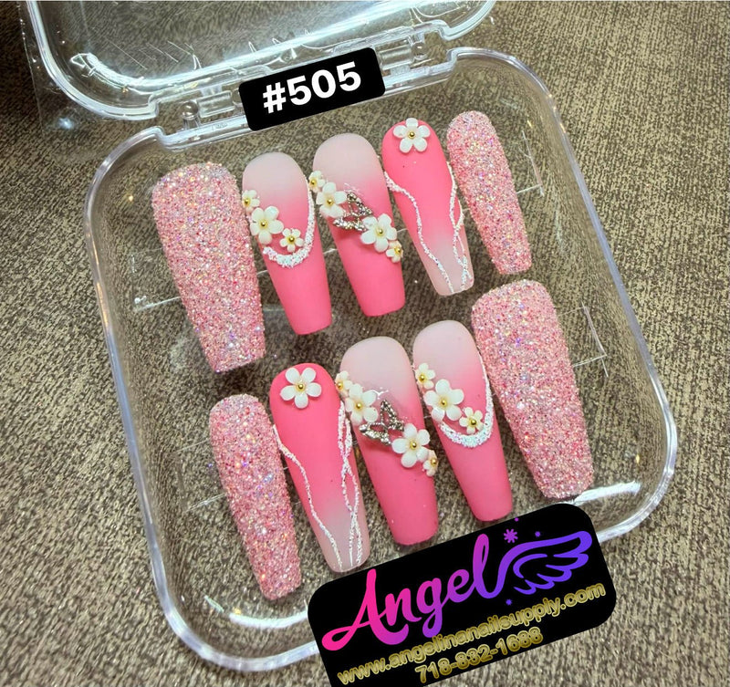 Angelina Handmade Custom Press-On | 480-509 - Angelina Nail Supply NYC