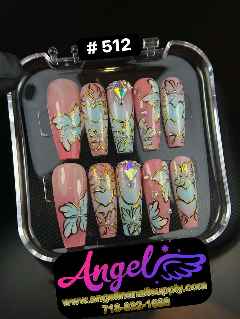 Angelina Handmade Custom Press-On | 510-539 - Angelina Nail Supply NYC