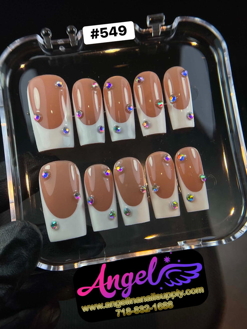 Angelina Handmade Custom Press-On 549 - Angelina Nail Supply NYC