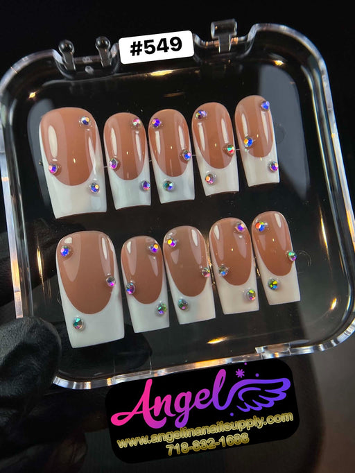 Angelina Handmade Custom Press-On 549 - Angelina Nail Supply NYC