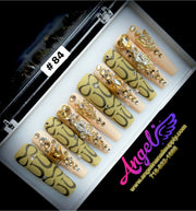 Angelina Handmade Custom Press-On | Long Nail Design 060-089 - Angelina Nail Supply NYC