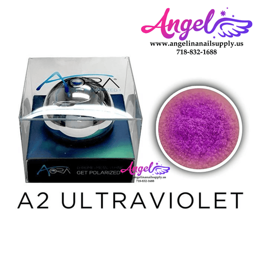 Aora Chrome Powder A02 Ultraviolet - Angelina Nail Supply NYC