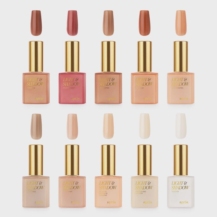 Aprés Gel Sheer Couleur Fall - Set of 10 - Angelina Nail Supply NYC