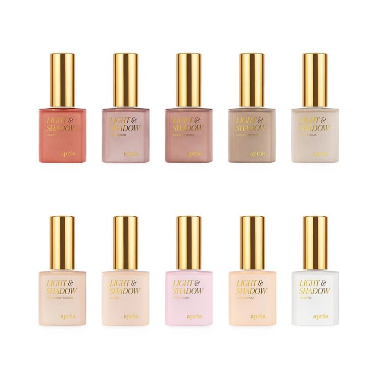 Aprés Gel Sheer Couleur Winter - Set of 10 - Angelina Nail Supply NYC