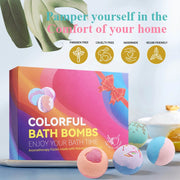 Bath Bombs Set 12 Fragrances - Angelina Nail Supply NYC