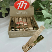 Clipper Korean 777 (box/12pcs) - Gold - Angelina Nail Supply NYC