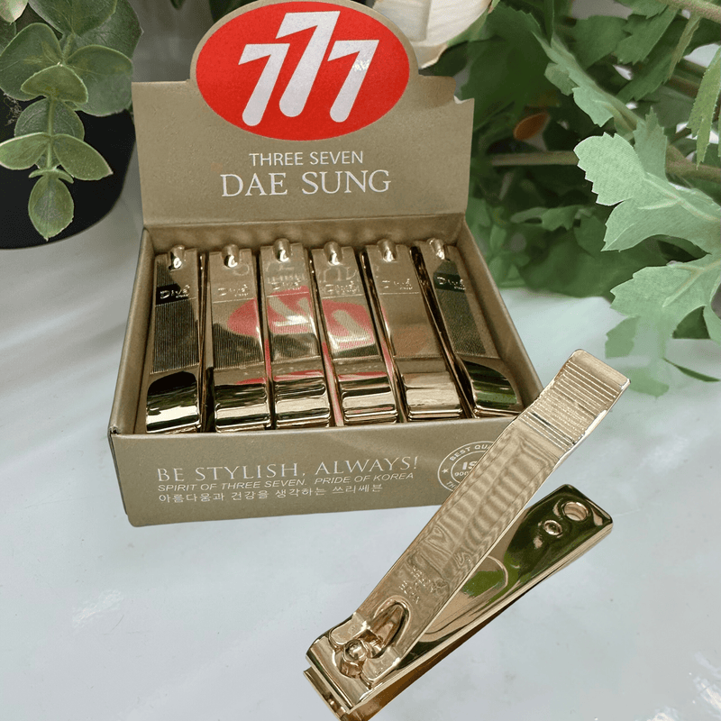 Clipper Korean 777 (box/12pcs) - Gold - Angelina Nail Supply NYC