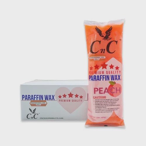 CnC Paraffin Wax Peach (case/6lbs) - Angelina Nail Supply NYC