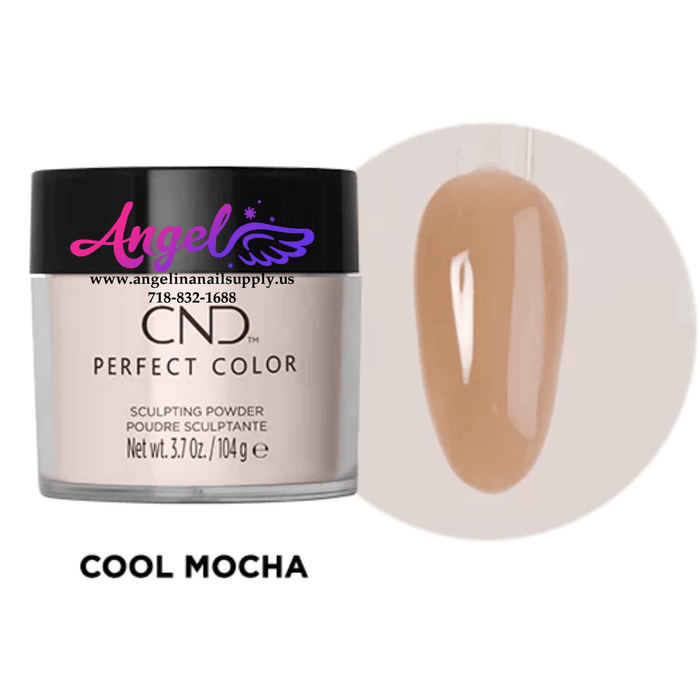 CND - Perfect Color Powder - Cool Mocha 3.7 oz - Angelina Nail Supply NYC
