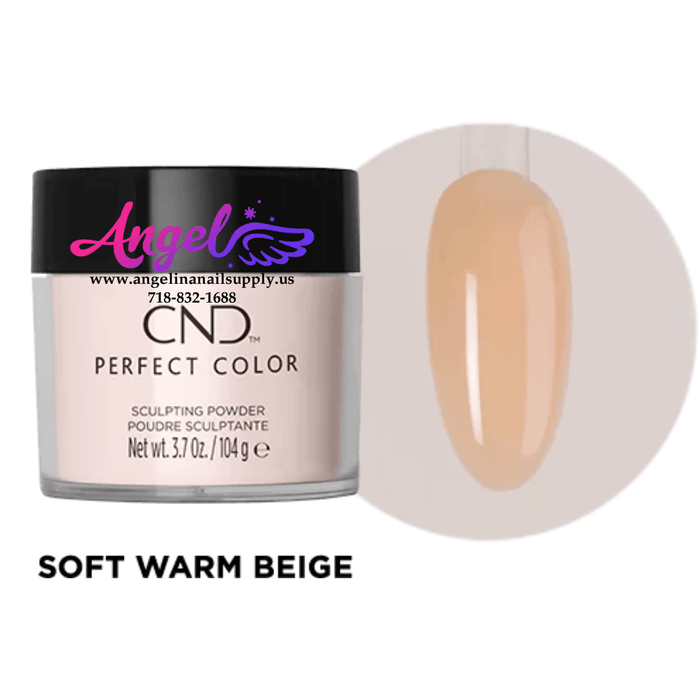 CND - Perfect Color Powder - Soft Warm Beige 3.7 oz - Angelina Nail Supply NYC