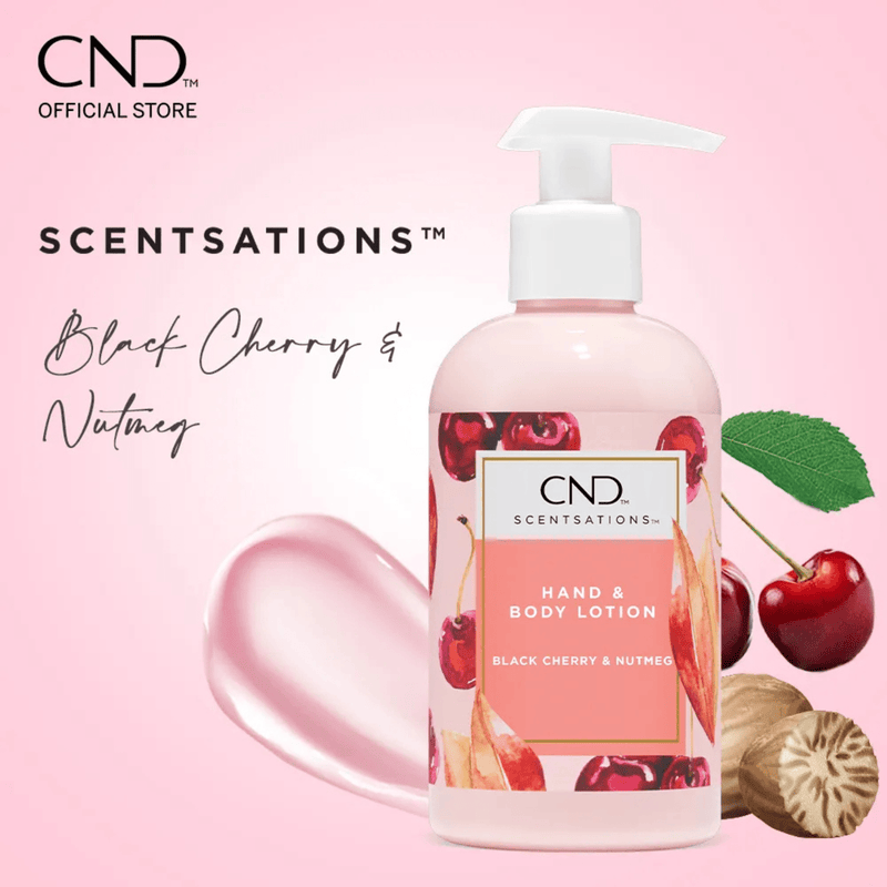 CND Scentsations Lotion - Black Cherry & Nutmeg - Angelina Nail Supply NYC