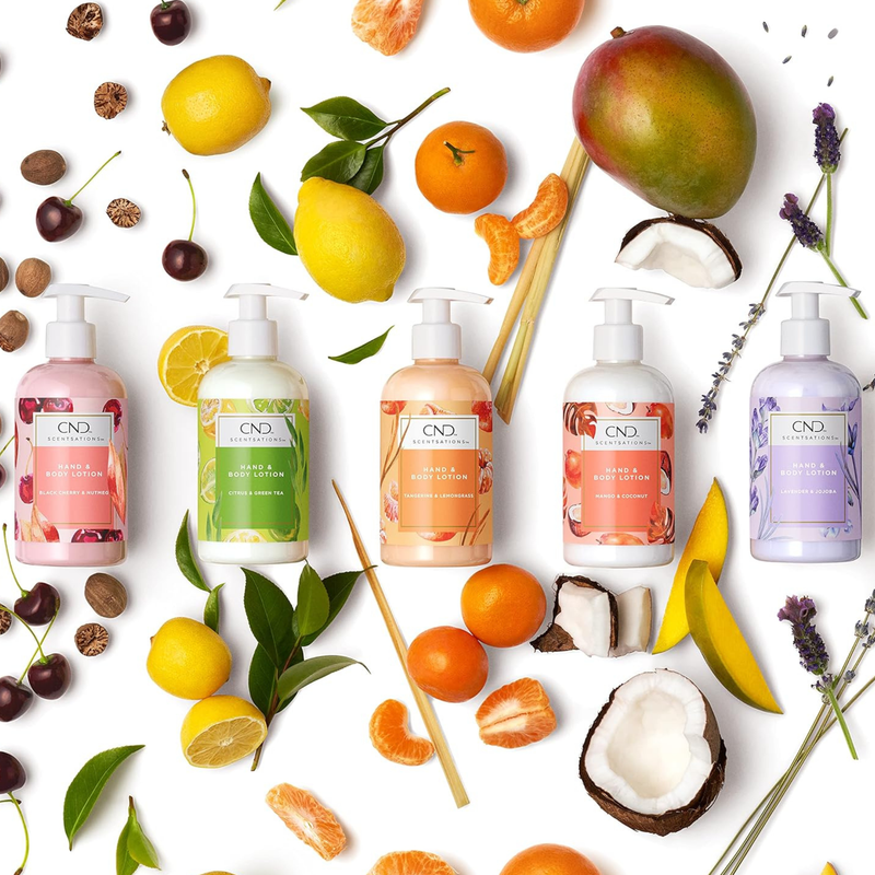 CND Scentsations Lotion - Tangerine & Lemongrass - Angelina Nail Supply NYC