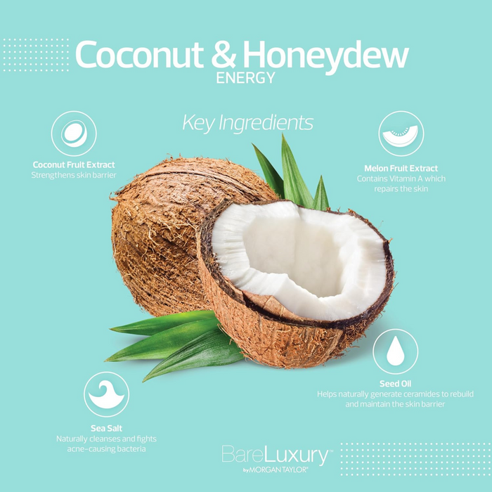 Bare Luxury 4 in 1 Spa | Box 48 pcs | Coconut & Honeydew