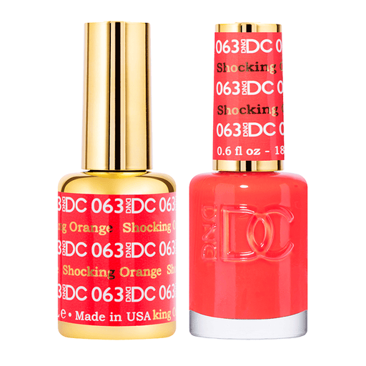 DC Duo 063 Shocking Orange - Angelina Nail Supply NYC