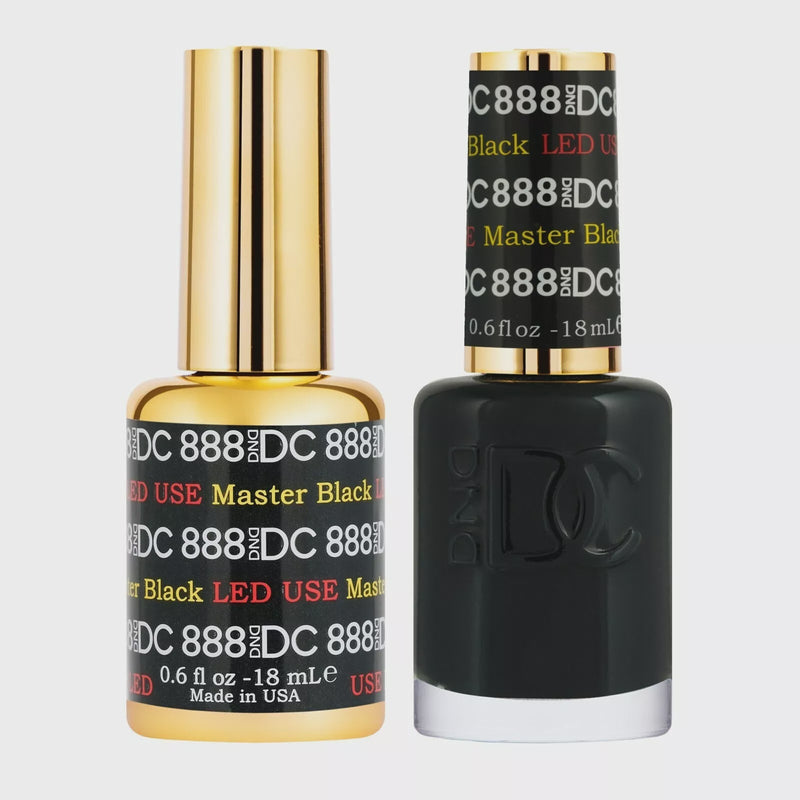 DC Gel 888 Master Black - Angelina Nail Supply NYC