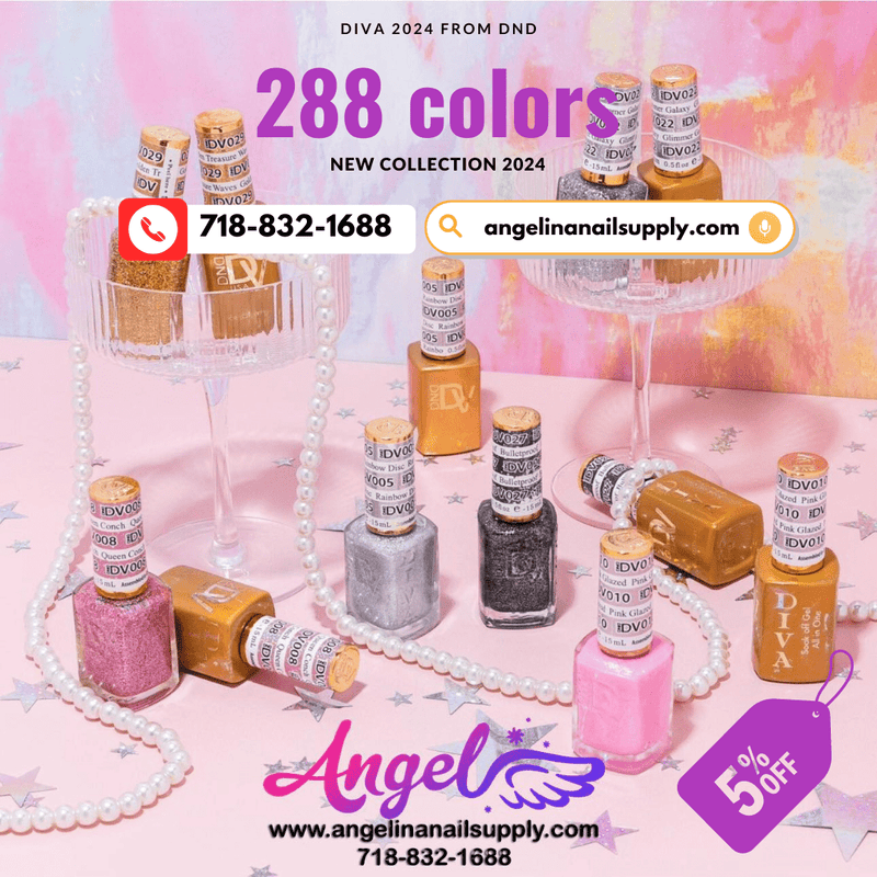 DIVA 1 Mirrorball Collection (36 Duo colors) - Angelina Nail Supply NYC
