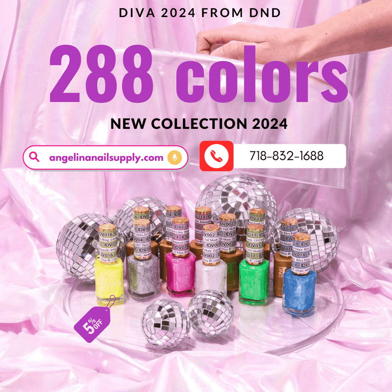 DIVA 1 Mirrorball Collection (36 Duo colors) - Angelina Nail Supply NYC