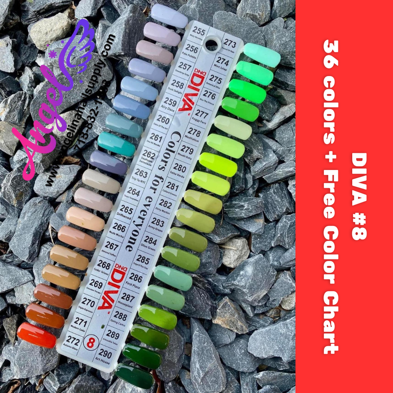 DIVA 8 Happy Trails Collection (36 duo colors) - Angelina Nail Supply NYC