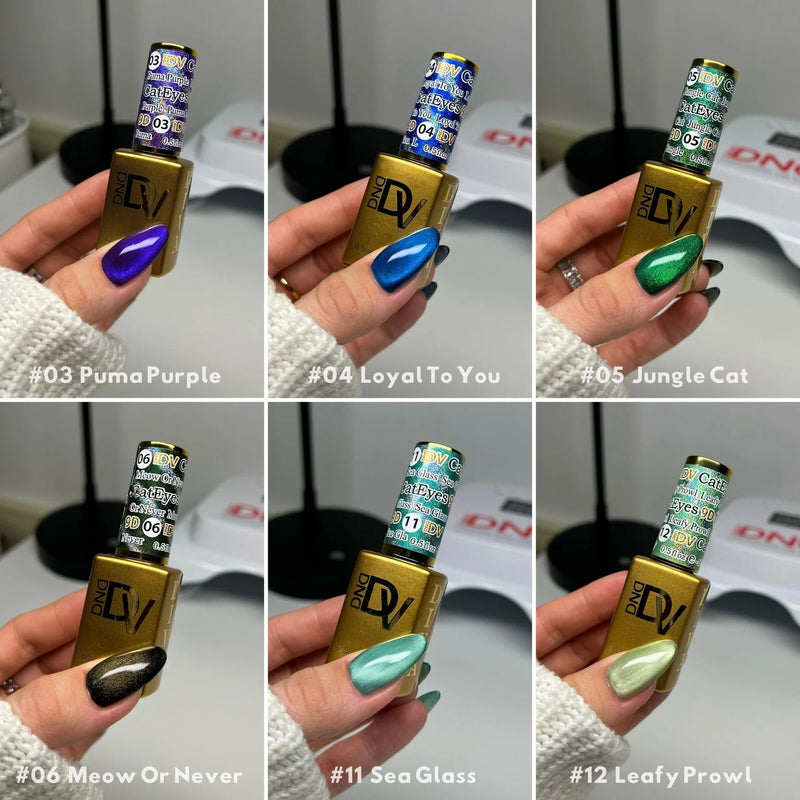 Diva 9D Cat Eyes Collection All Set 36 colors 1 - 36 GEL ONLY - Angelina Nail Supply NYC