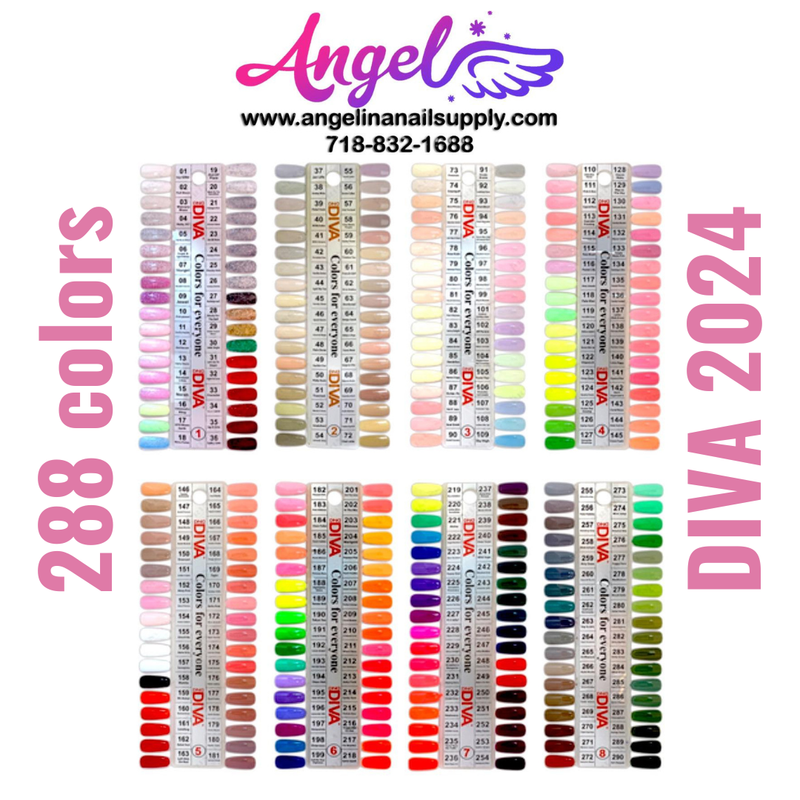 DIVA Collection 2 36 colors - Angelina Nail Supply NYC