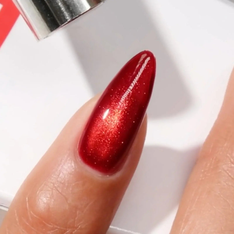 DND 9D Cat Eyes 33 Wild Cat Red - Angelina Nail Supply NYC