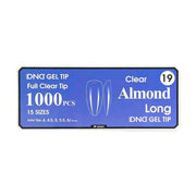 DND Clear Gel Tips - Pro Box (1000pcs) - Angelina Nail Supply NYC