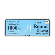 DND Clear Gel Tips - Pro Box (1000pcs) - Angelina Nail Supply NYC