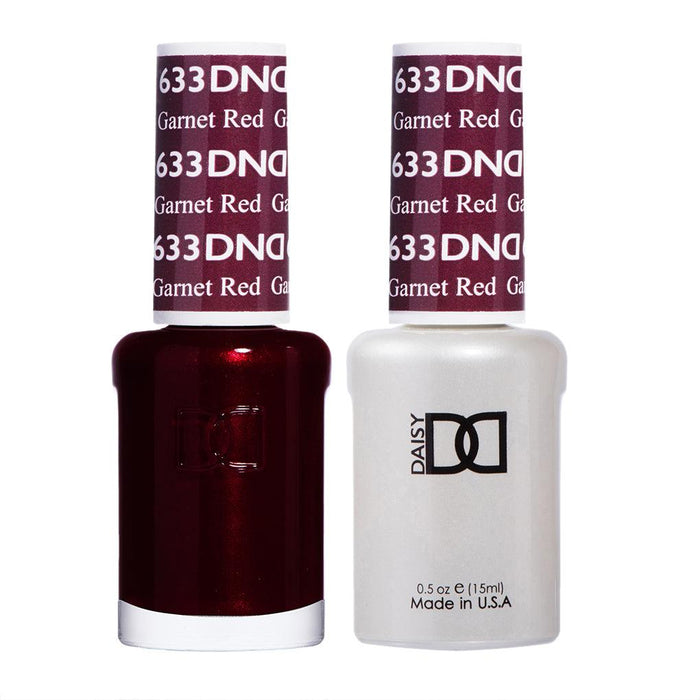 Dnd Gel 633 Garnet Red - Angelina Nail Supply NYC