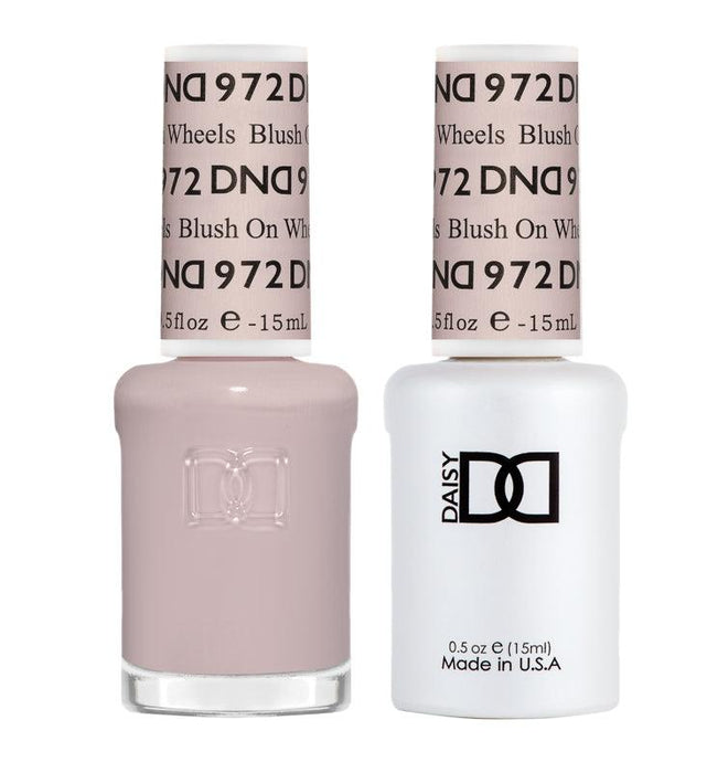 DND GEL 972 Blush On Wheels - Angelina Nail Supply NYC