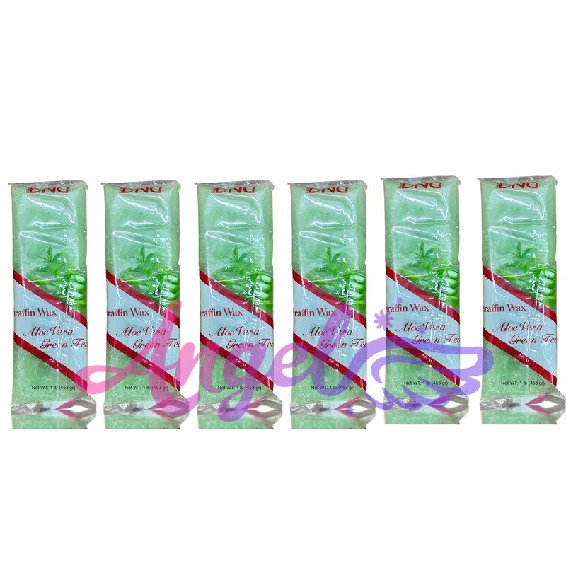 DND Paraffin Wax Aloe & Green Tea (box/36lbs) - Angelina Nail Supply NYC