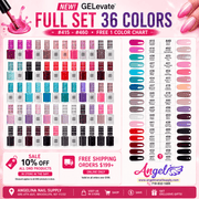 DND1 Collection 1 (Full Set 36 Colors 415 - 455) - Angelina Nail Supply NYC