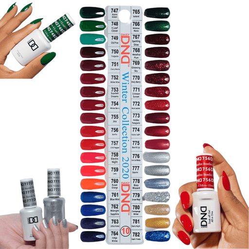 DND10 Collection #10 (Full Set 36 Colors #747 - #782) - Angelina Nail Supply NYC