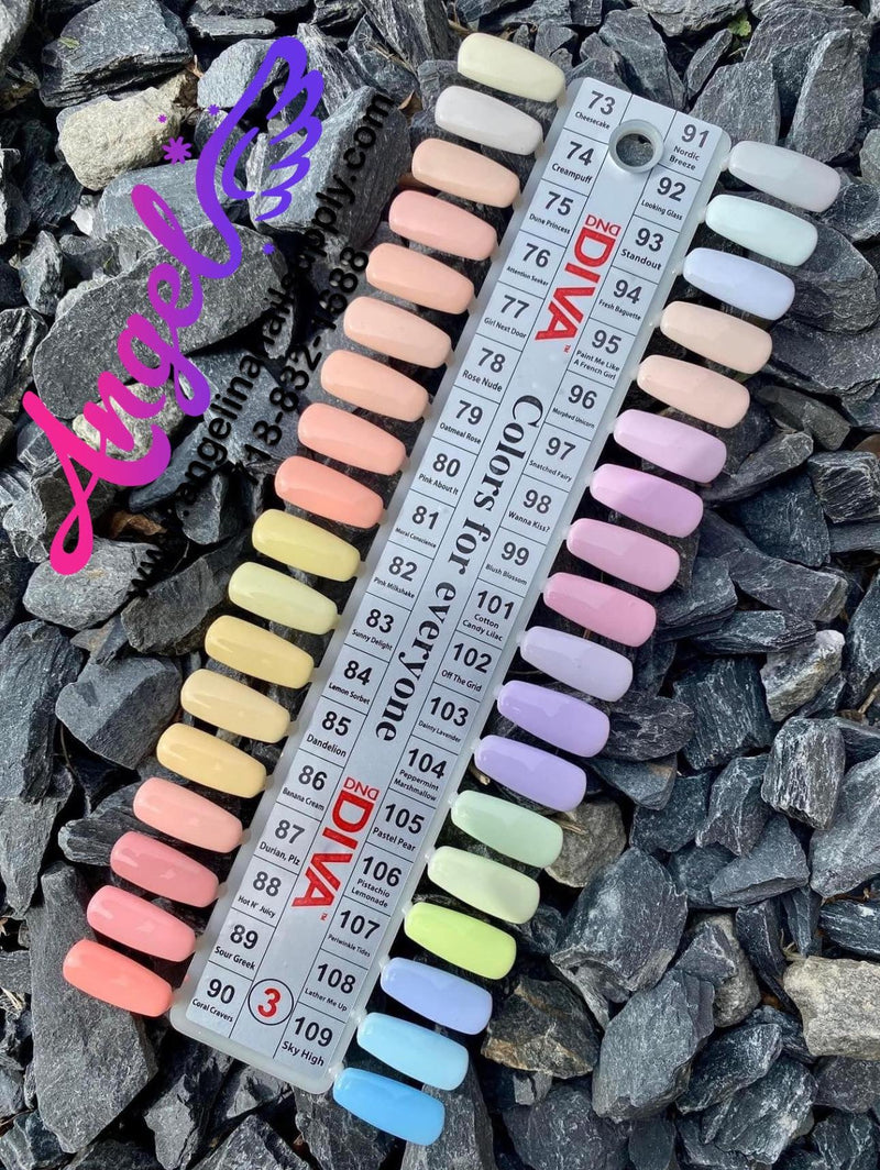DV3 Collection Color Swatch Only - Angelina Nail Supply NYC