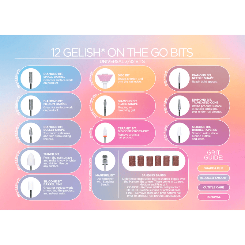 Gelish® On The Go Portable e-File - Angelina Nail Supply NYC