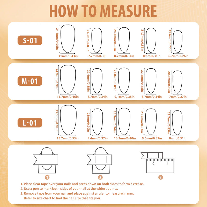 Angelina Handmade Custom Press-On | #330-#359