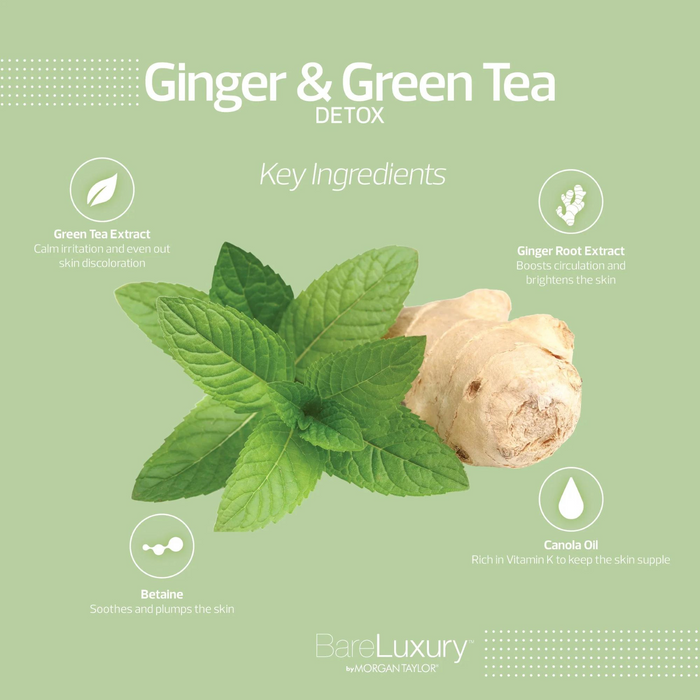 Bare Luxury 4 in 1 Spa | Box 48 pcs | Ginger & Green Tea