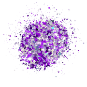 Kiara Sprinkle SP 236 AMETHYST | Sprinkle On Collection - Angelina Nail Supply NYC