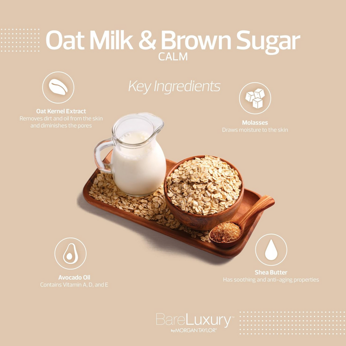 Bare Luxury 4 in 1 Spa | Box 48 pcs | Oat Milk & Brown Sugar